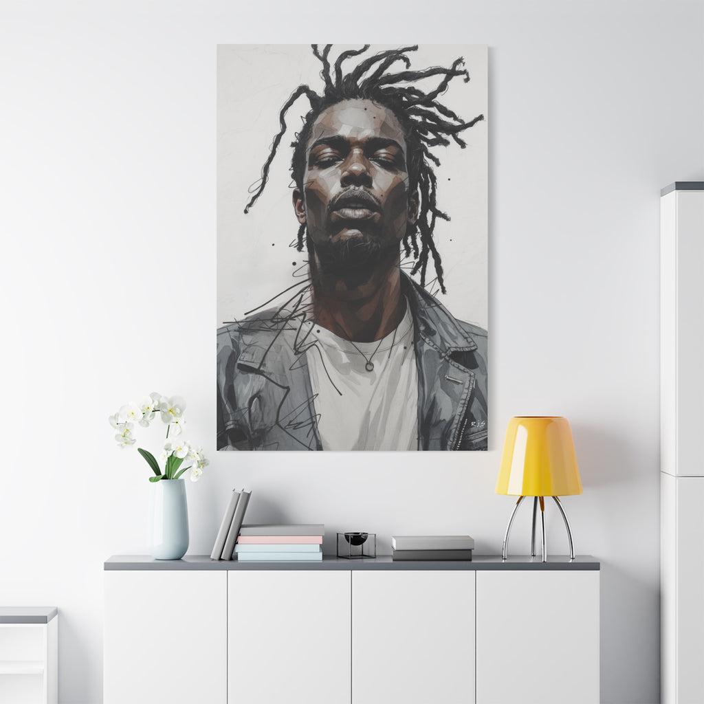 “Legacy in Motion” Canvas Art – Rich Ink Society Fine Urban Portrait