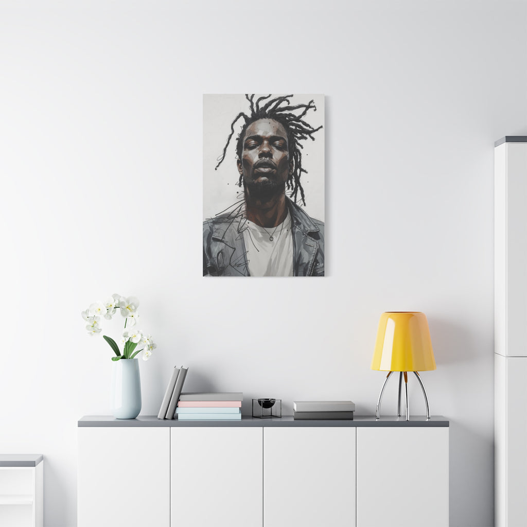 “Legacy in Motion” Canvas Art – Rich Ink Society Fine Urban Portrait