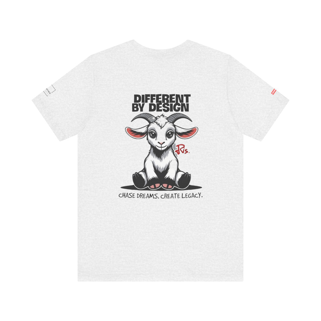 Rich Ink Society “Different By Design” Tee – Chase Dreams. Create Legacy.  Unisex Jersey Tee
