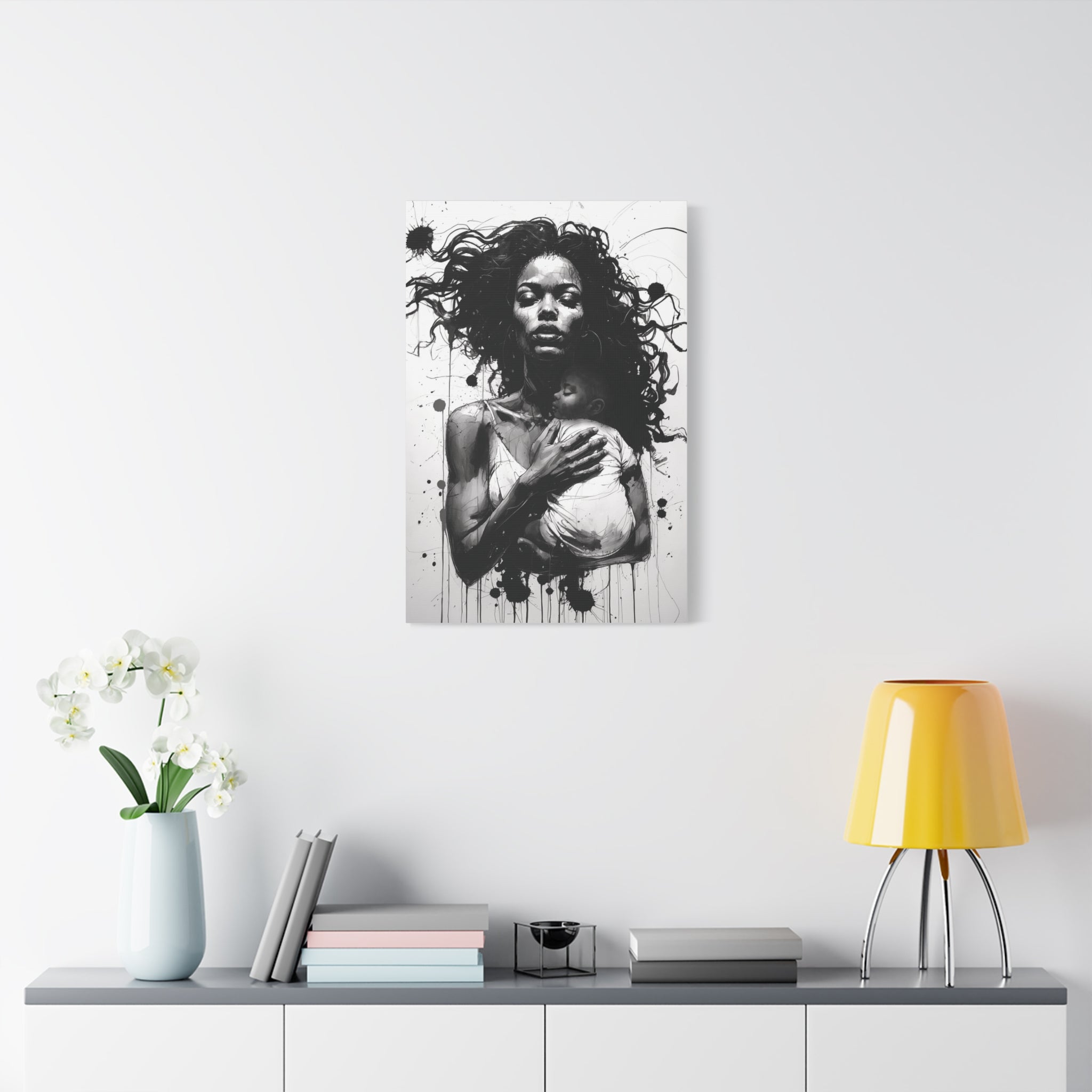 “Strength of a Mother” Canvas Art – Rich Ink Society Fine Urban Collection