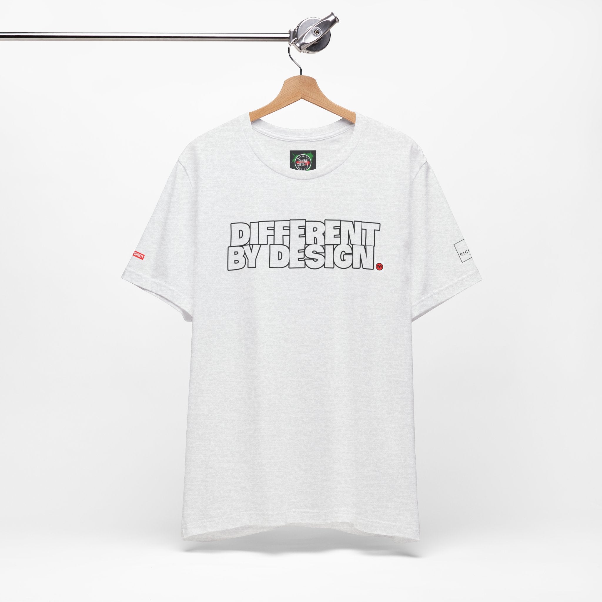Rich Ink Society “Different By Design” Tee – Chase Dreams. Create Legacy.  Unisex Jersey Tee