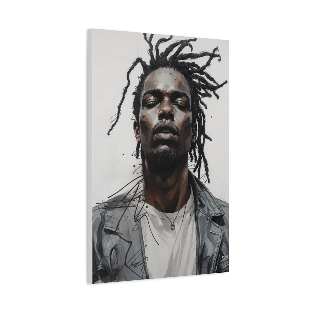 “Legacy in Motion” Canvas Art – Rich Ink Society Fine Urban Portrait