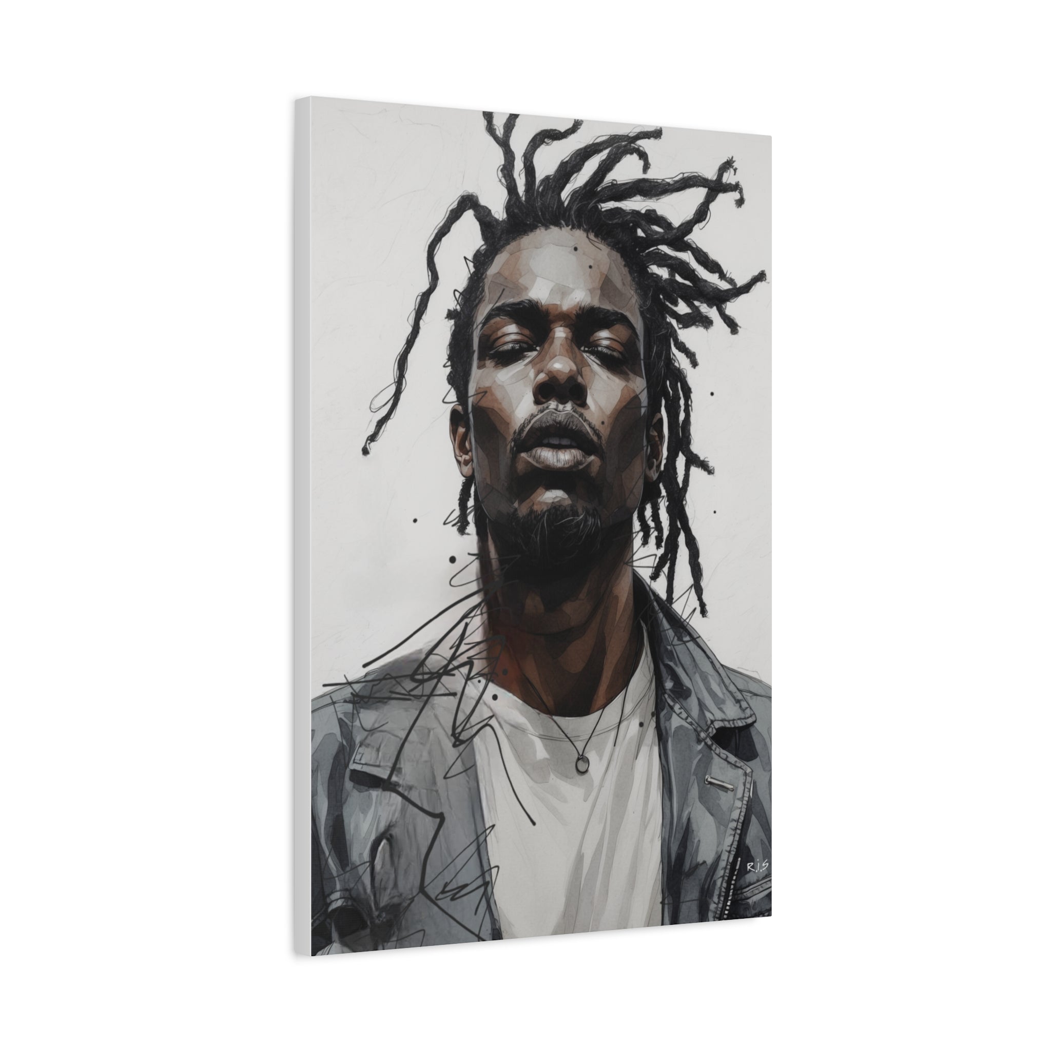 “Legacy in Motion” Canvas Art – Rich Ink Society Fine Urban Portrait