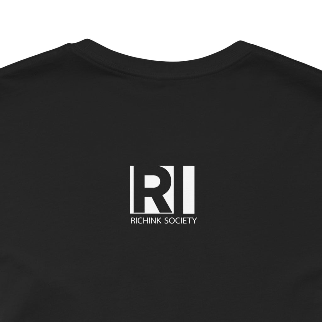 Rich Ink Society “Silent Power” Tee – Minimalist Urban Streetwear Stylish Graphic Tee for Trendsetters, Unisex Tee, Casual Wear, Street Style Fashion, Gift for Art Lovers, Everyday Graphic T-Shirt