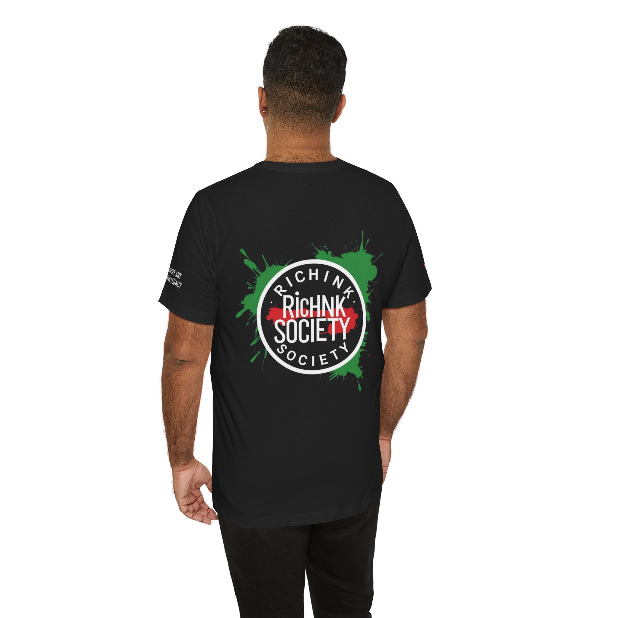 Black Luxury Streetwear Tee – Rich Ink Society