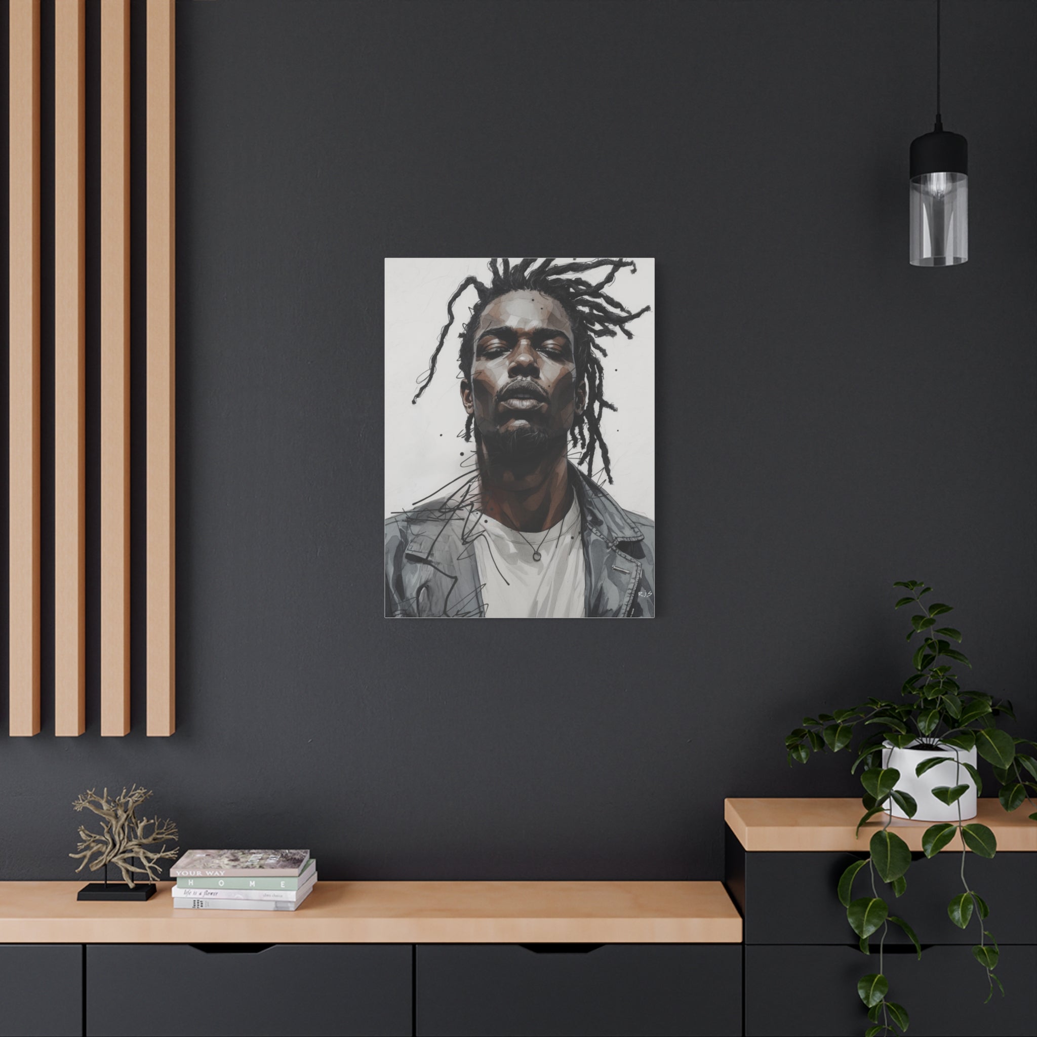 “Legacy in Motion” Canvas Art – Rich Ink Society Fine Urban Portrait