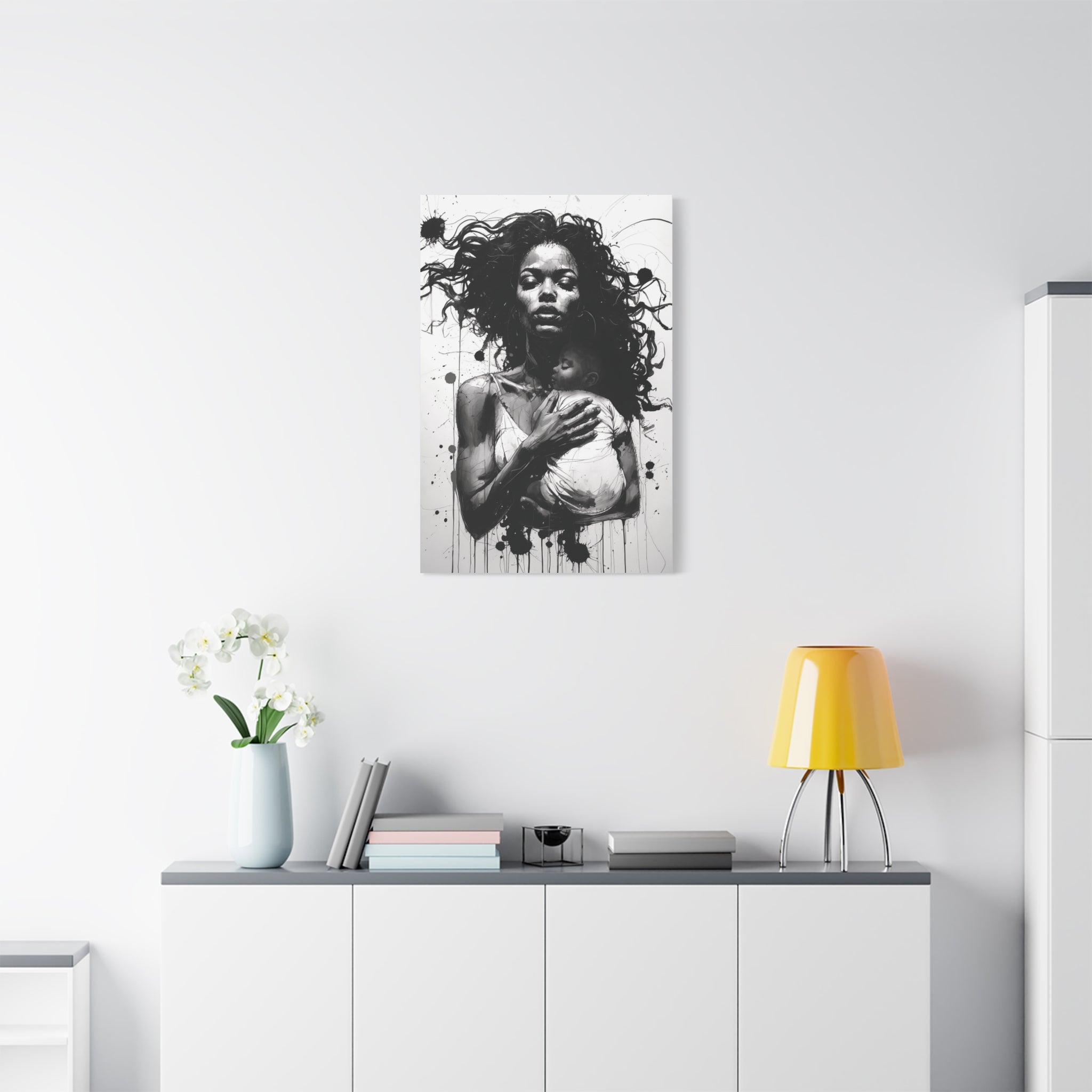 “Strength of a Mother” Canvas Art – Rich Ink Society Fine Urban Collection