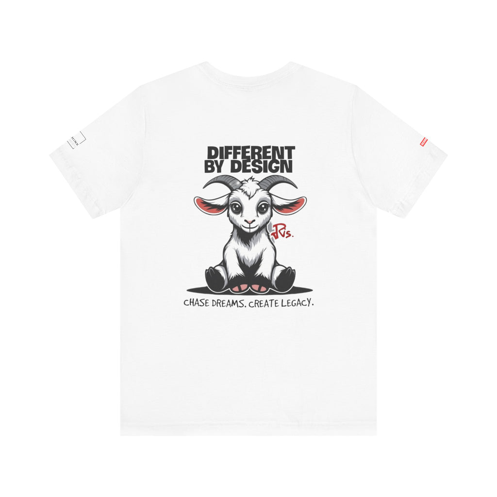 Rich Ink Society “Different By Design” Tee – Chase Dreams. Create Legacy.  Unisex Jersey Tee