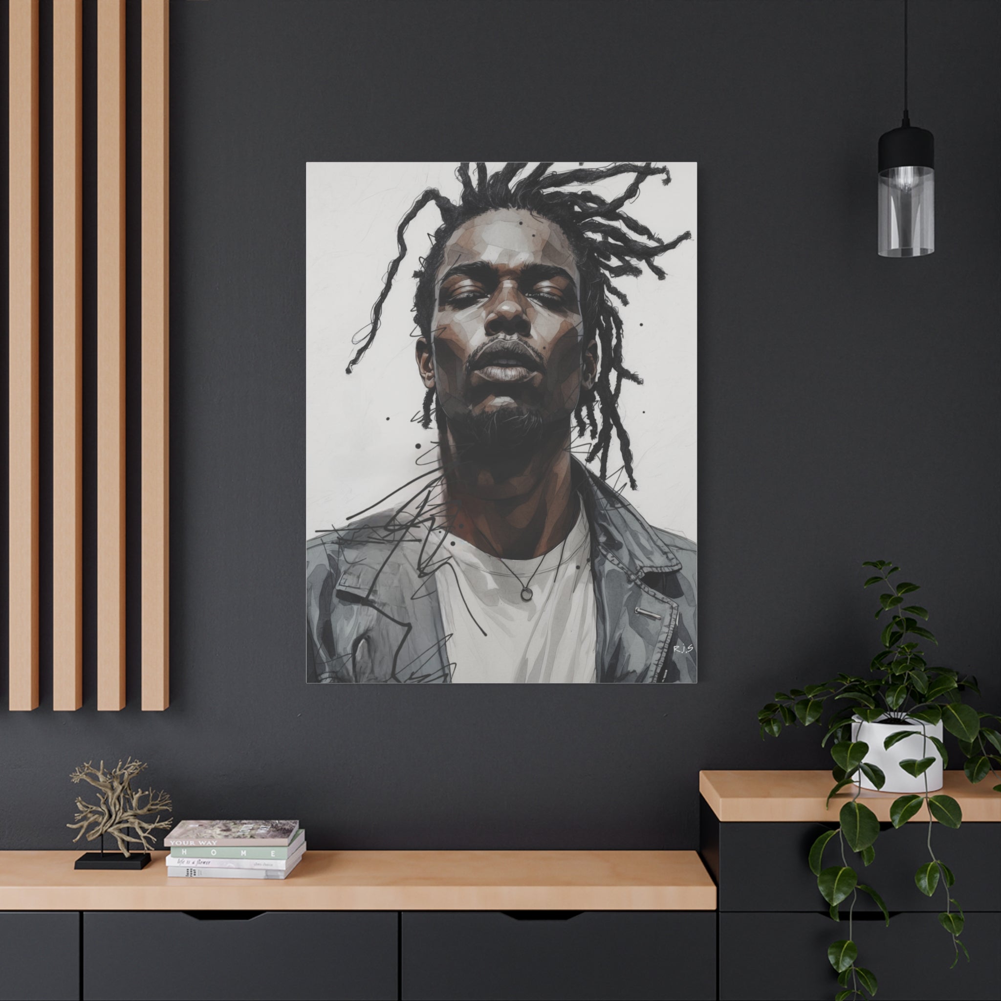 “Legacy in Motion” Canvas Art – Rich Ink Society Fine Urban Portrait
