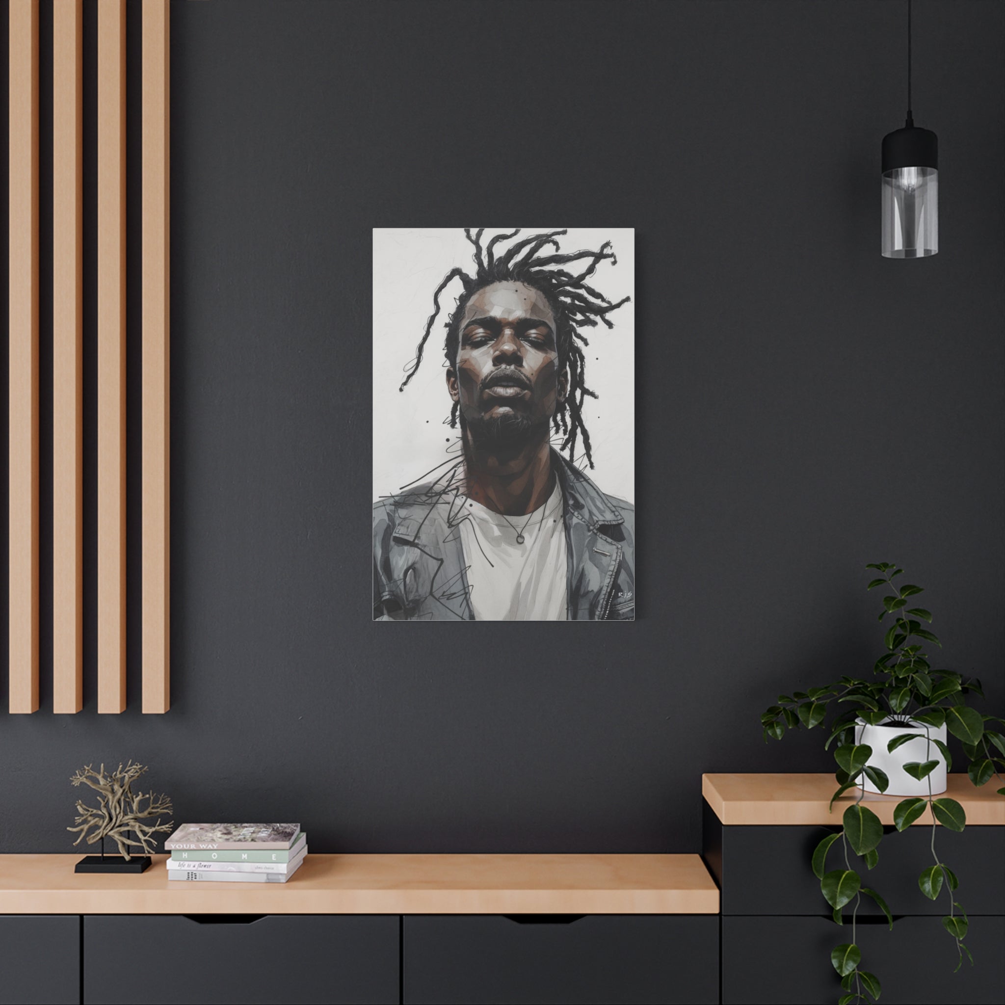 “Legacy in Motion” Canvas Art – Rich Ink Society Fine Urban Portrait