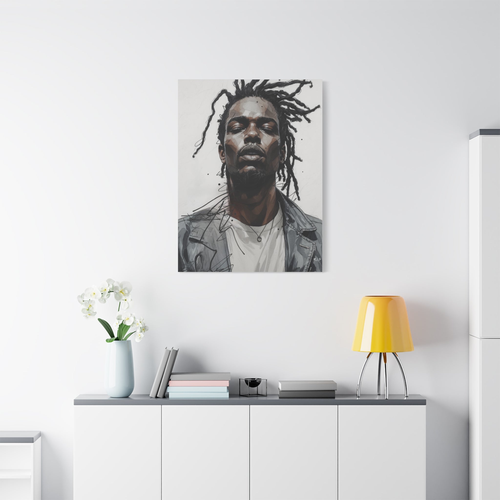 “Legacy in Motion” Canvas Art – Rich Ink Society Fine Urban Portrait