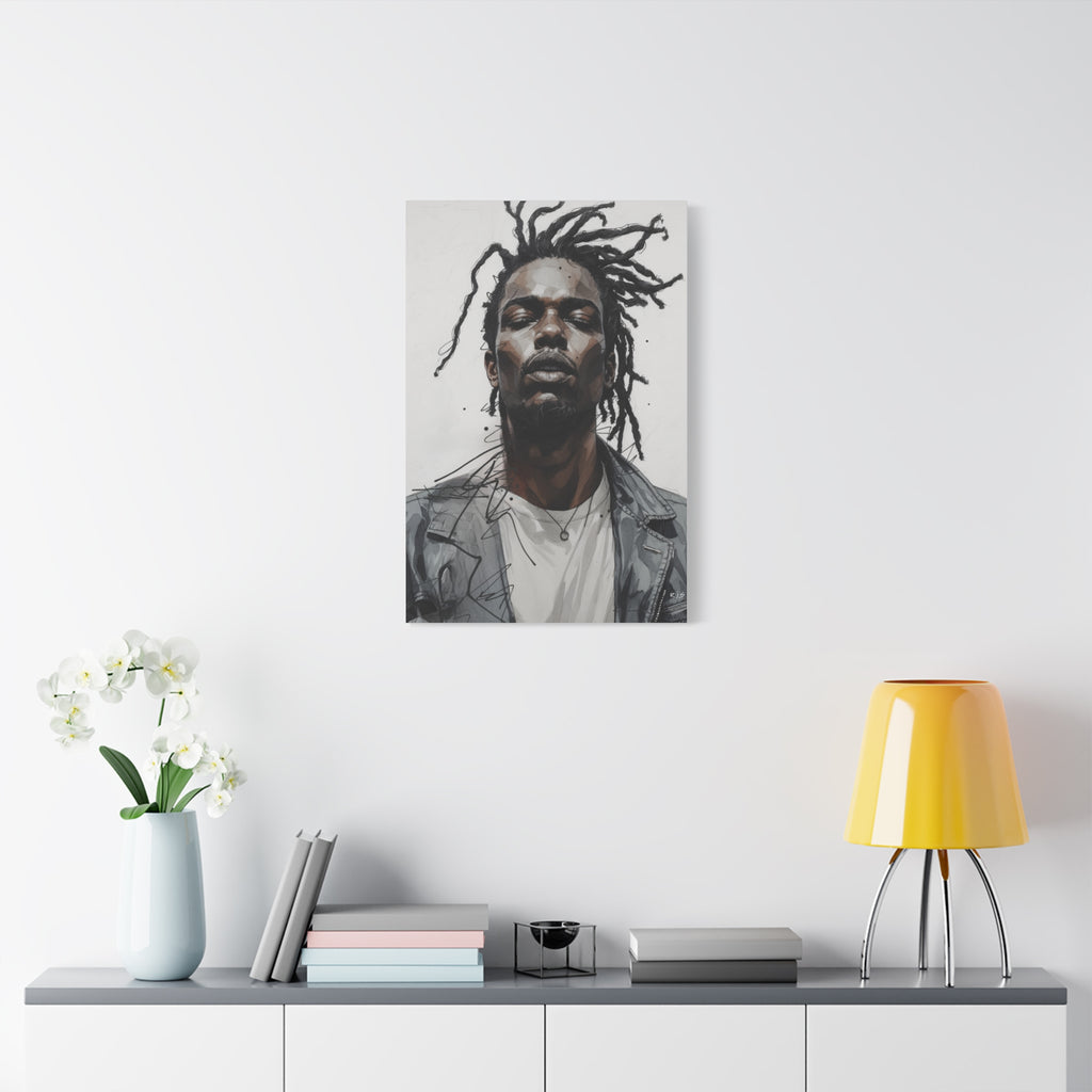 “Legacy in Motion” Canvas Art – Rich Ink Society Fine Urban Portrait
