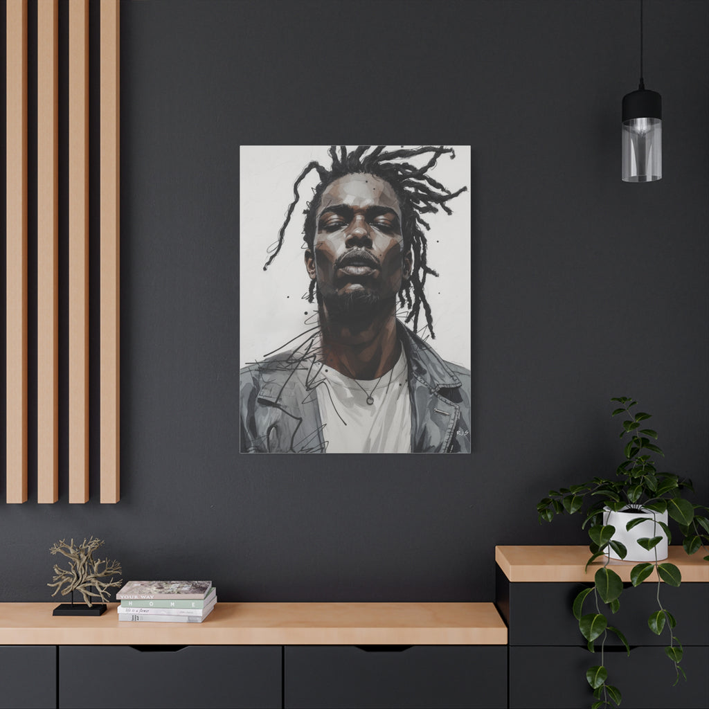 “Legacy in Motion” Canvas Art – Rich Ink Society Fine Urban Portrait