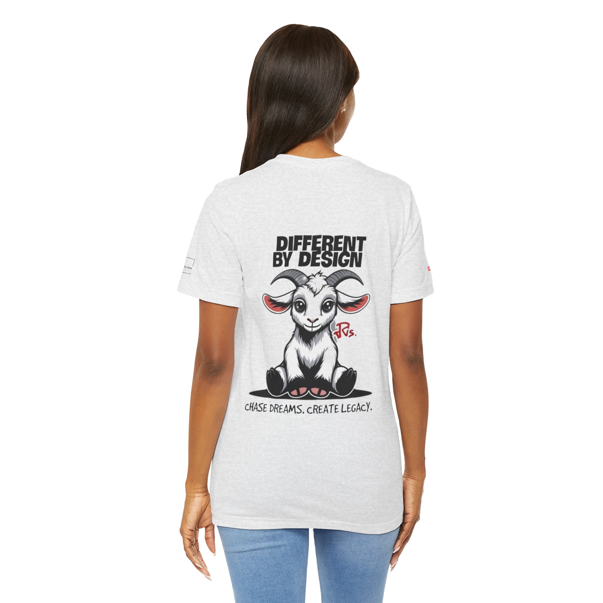 Rich Ink Society “Different By Design” Tee – Chase Dreams. Create Legacy.  Unisex Jersey Tee