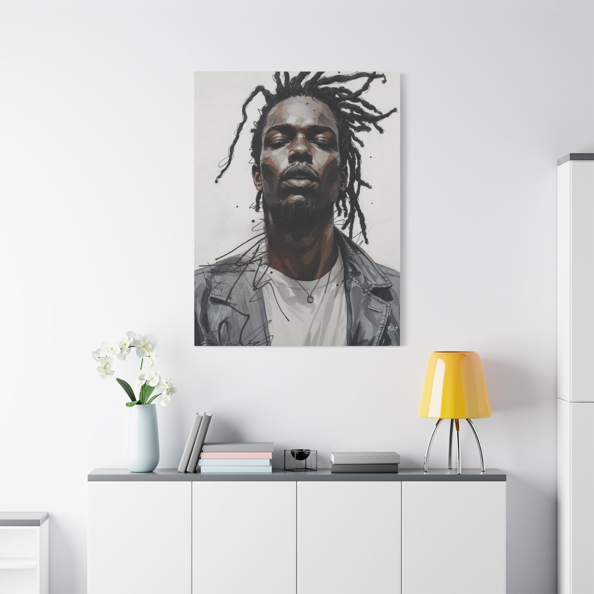 “Legacy in Motion” Canvas Art – Rich Ink Society Fine Urban Portrait