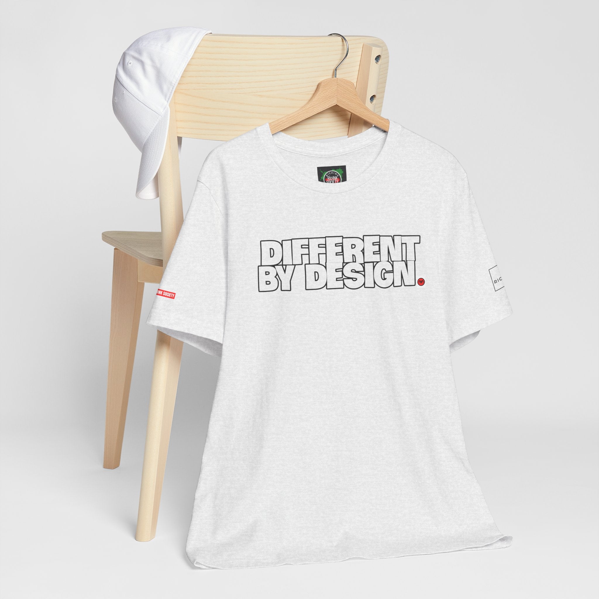 Rich Ink Society “Different By Design” Tee – Chase Dreams. Create Legacy.  Unisex Jersey Tee