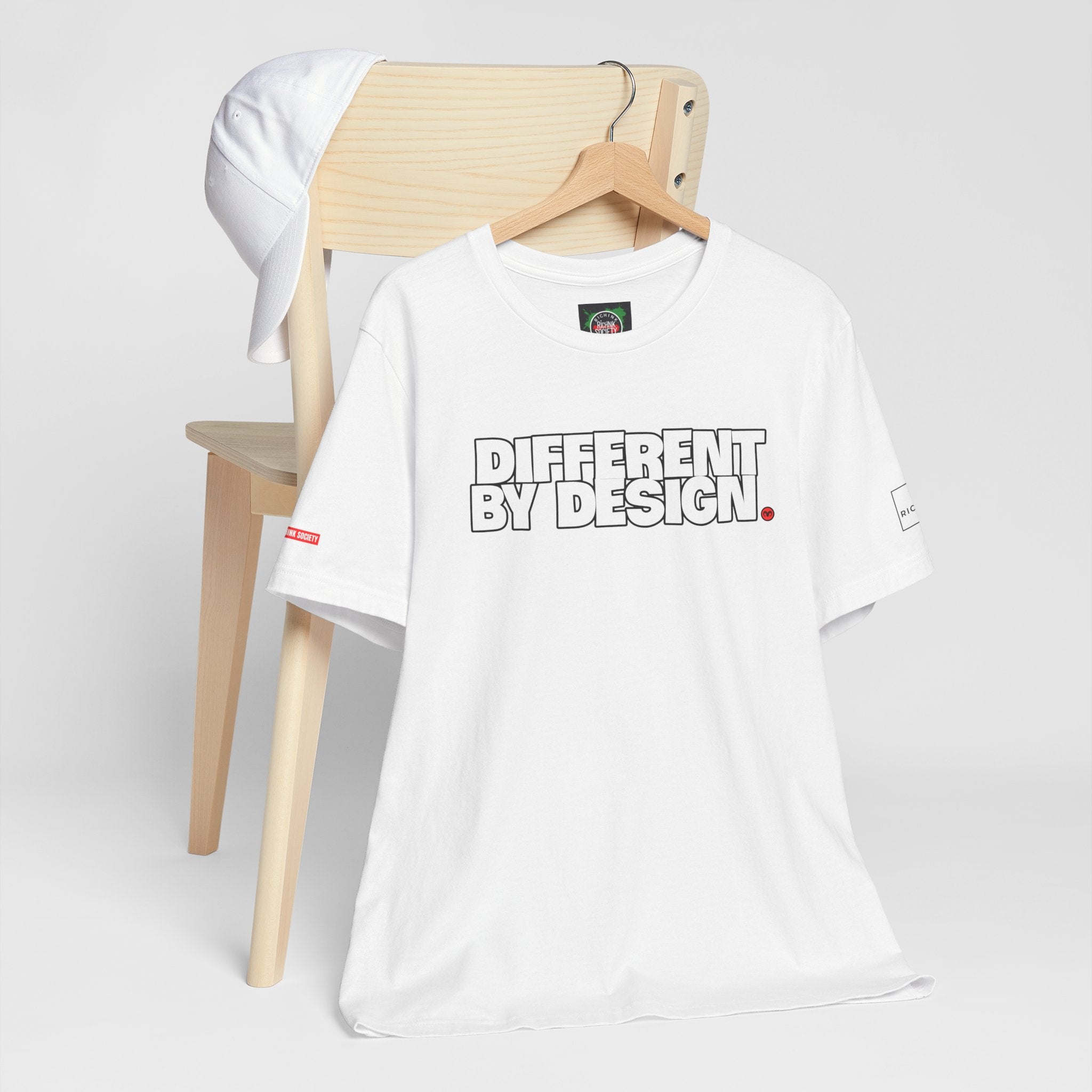 Rich Ink Society “Different By Design” Tee – Chase Dreams. Create Legacy.  Unisex Jersey Tee