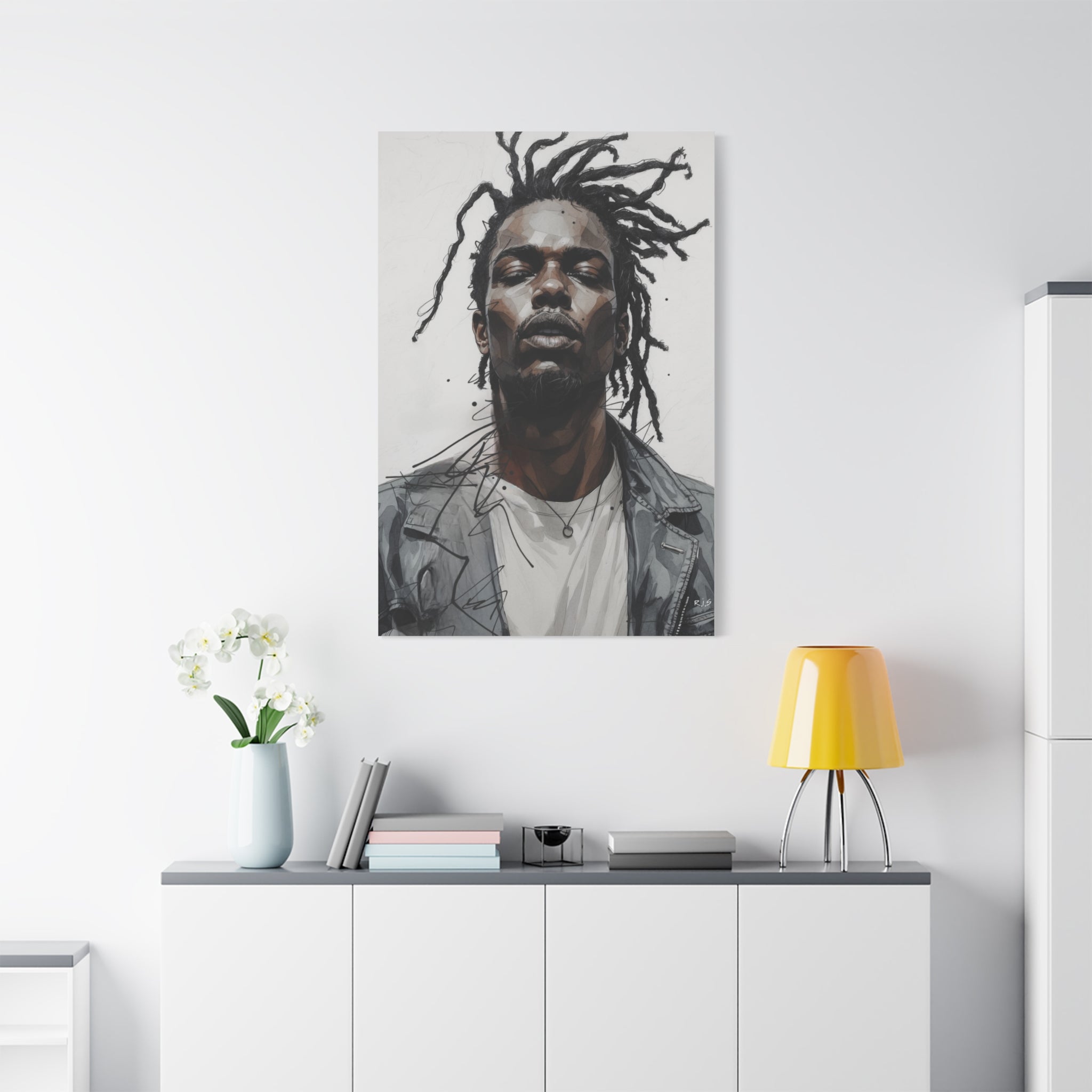 “Legacy in Motion” Canvas Art – Rich Ink Society Fine Urban Portrait