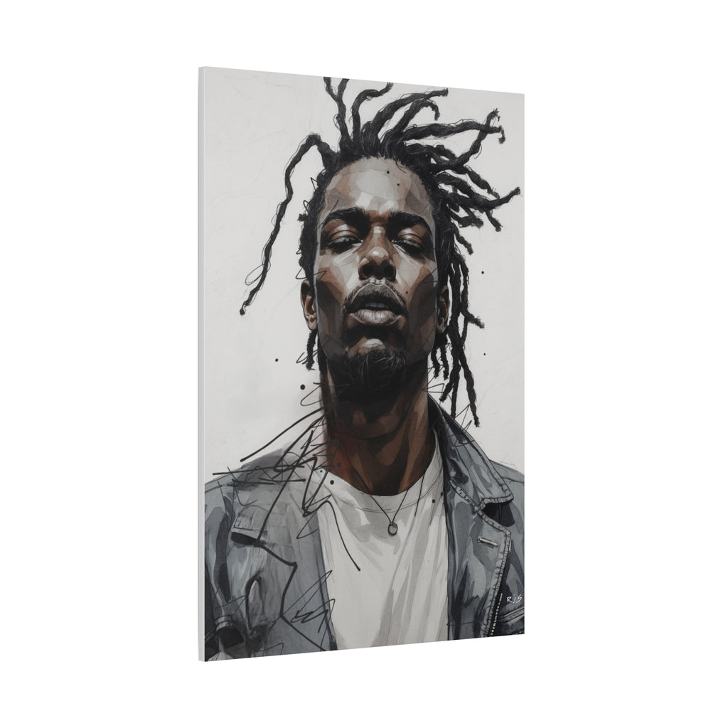 “Legacy in Motion” Canvas Art – Rich Ink Society Fine Urban Portrait