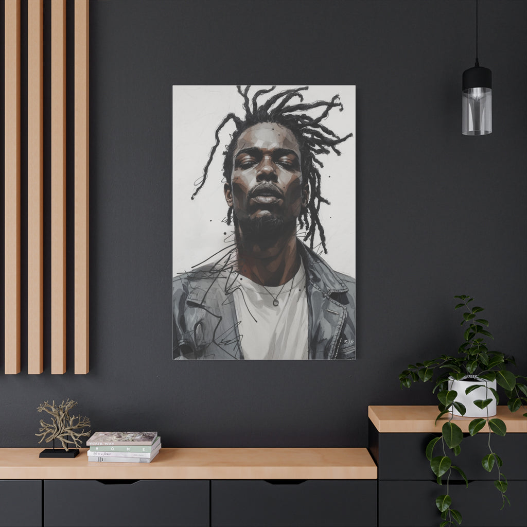 “Legacy in Motion” Canvas Art – Rich Ink Society Fine Urban Portrait
