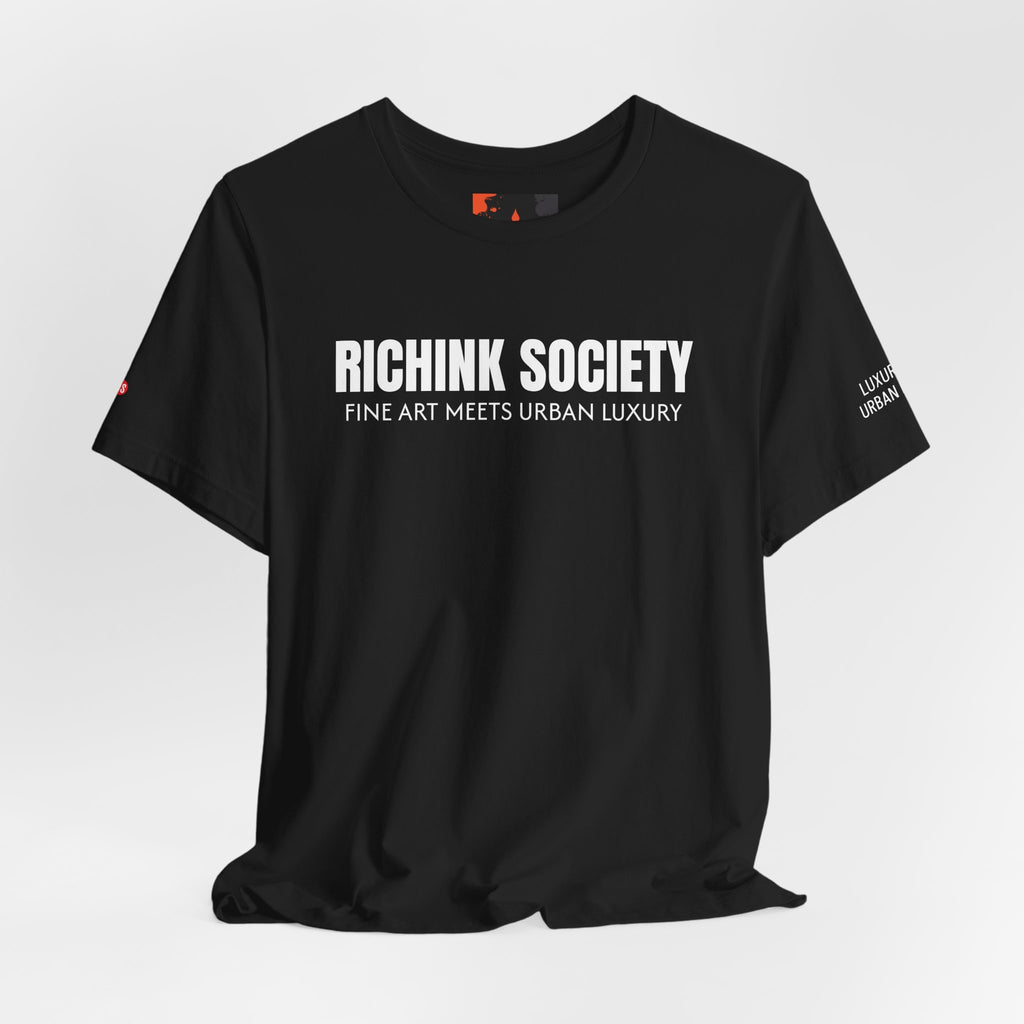 Black Luxury Streetwear Tee – Rich Ink Society