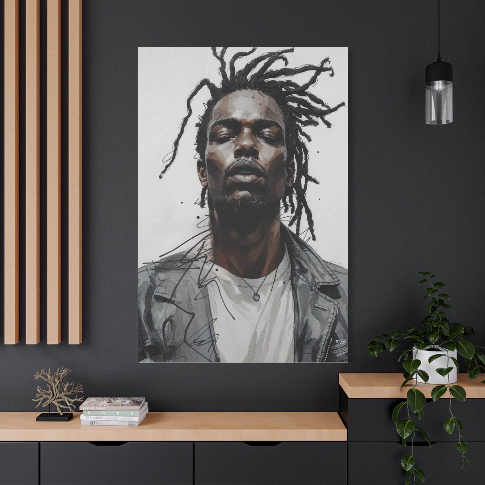 “Legacy in Motion” Canvas Art – Rich Ink Society Fine Urban Portrait