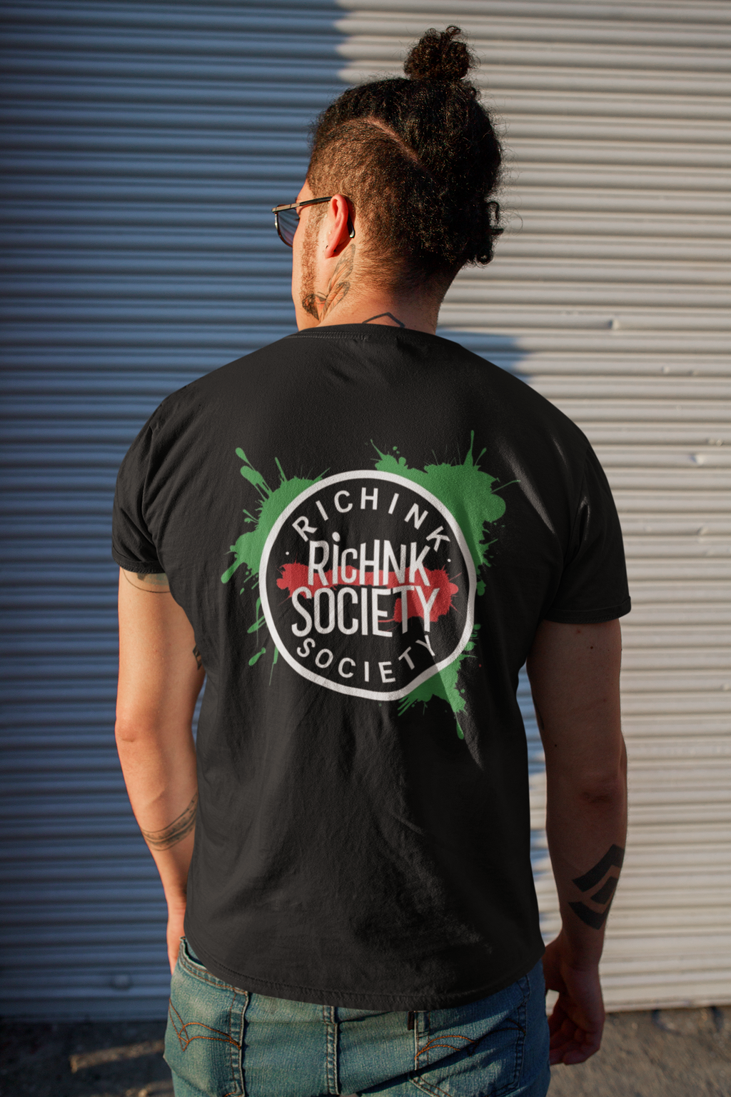 Black Luxury Streetwear Tee – Rich Ink Society