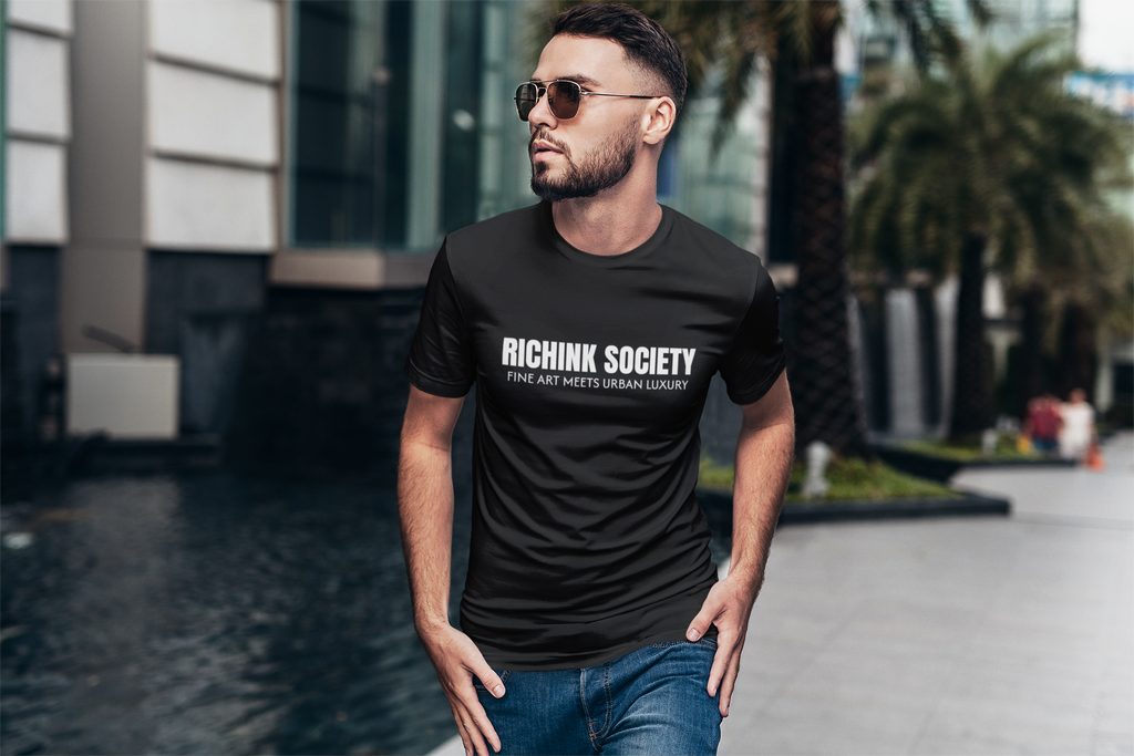 Black Luxury Streetwear Tee – Rich Ink Society
