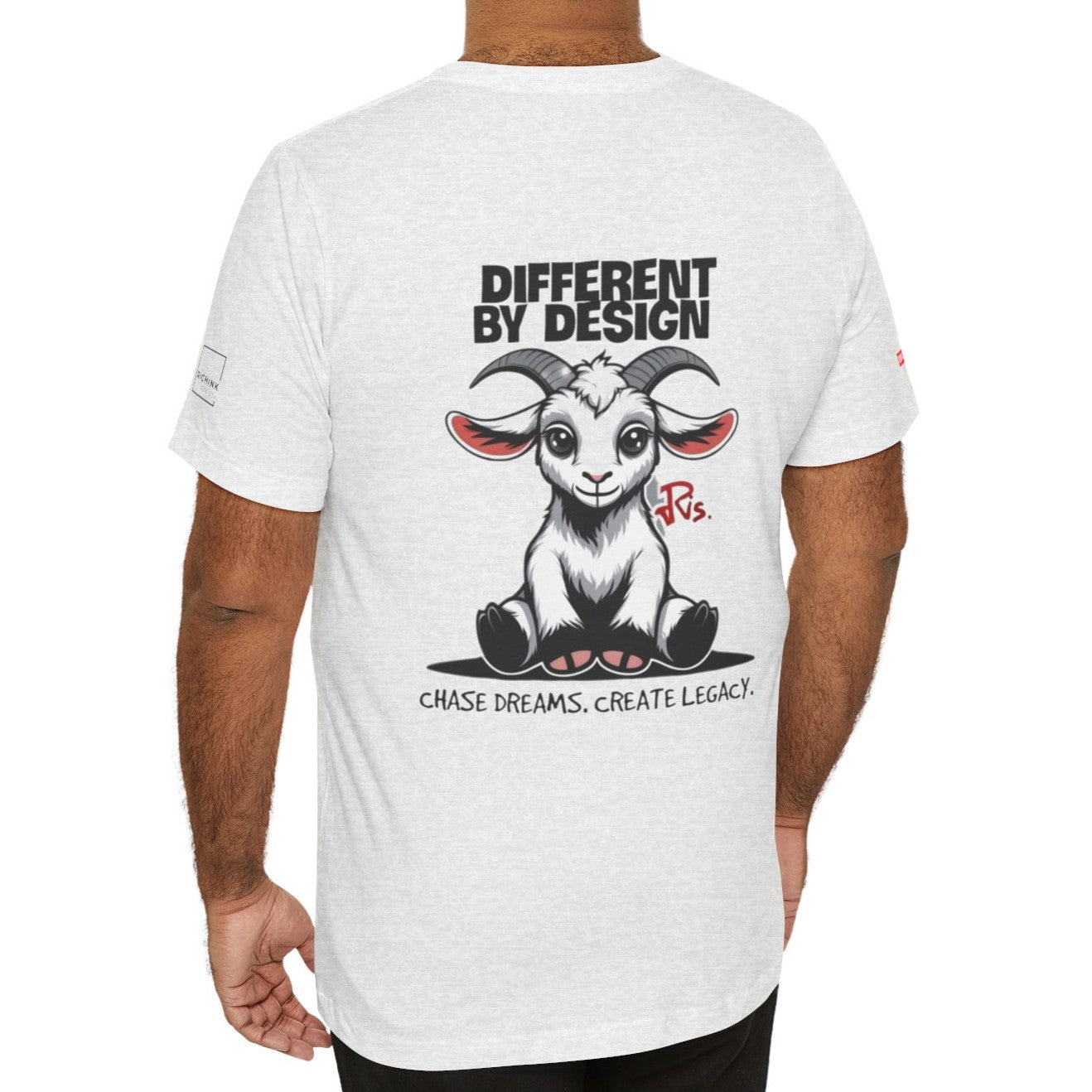 Rich Ink Society “Different By Design” Tee – Chase Dreams. Create Legacy.  Unisex Jersey Tee