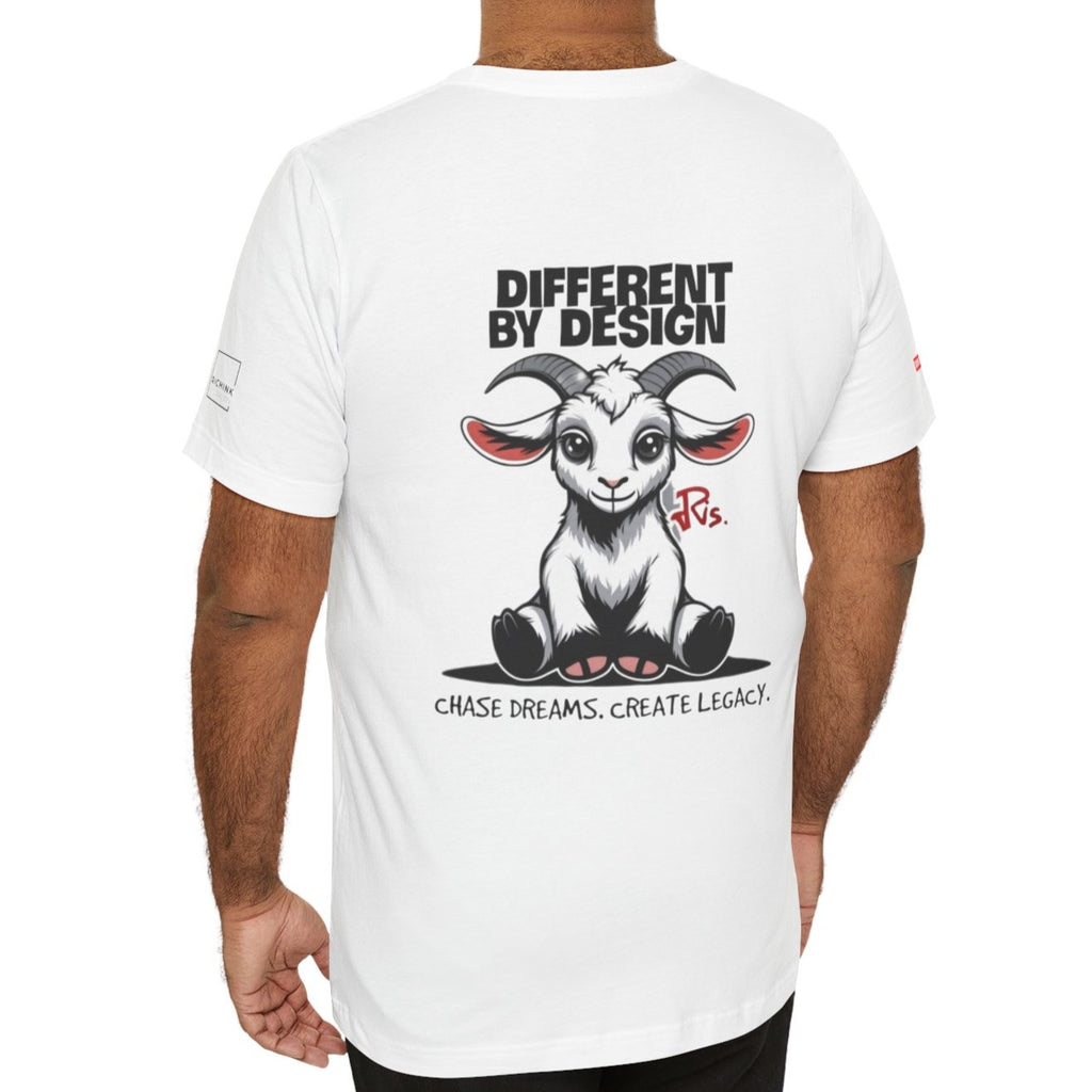 Rich Ink Society “Different By Design” Tee – Chase Dreams. Create Legacy.  Unisex Jersey Tee