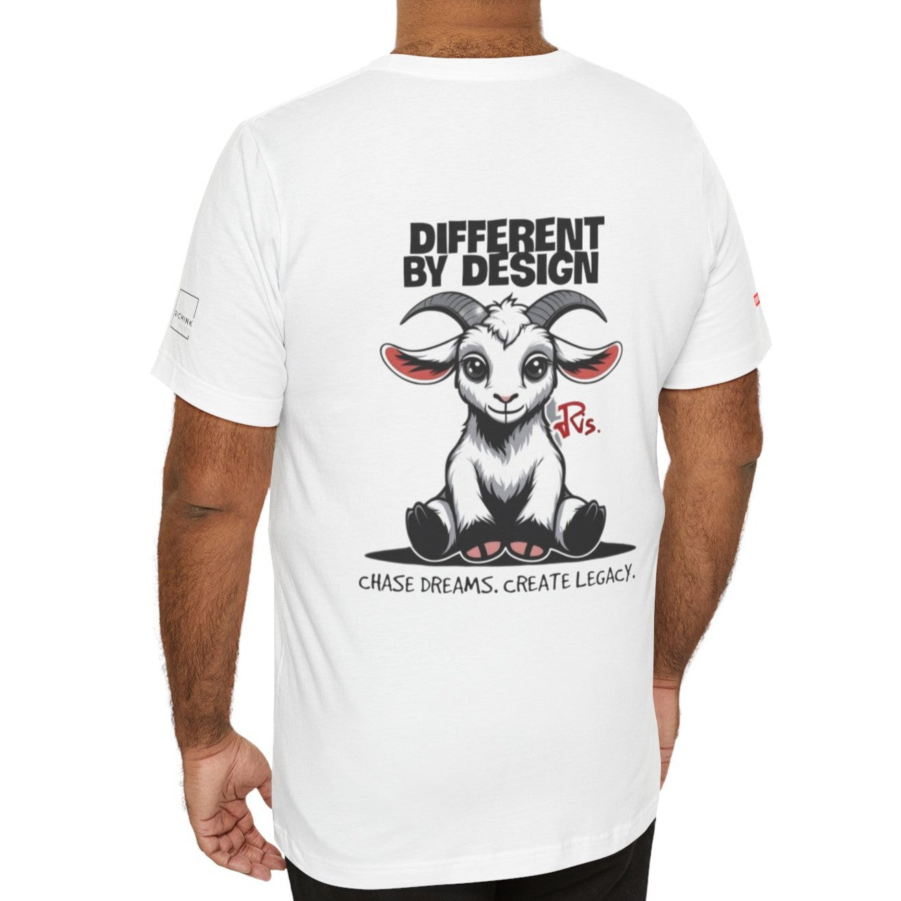 Rich Ink Society “Different By Design” Tee – Chase Dreams. Create Legacy.  Unisex Jersey Tee