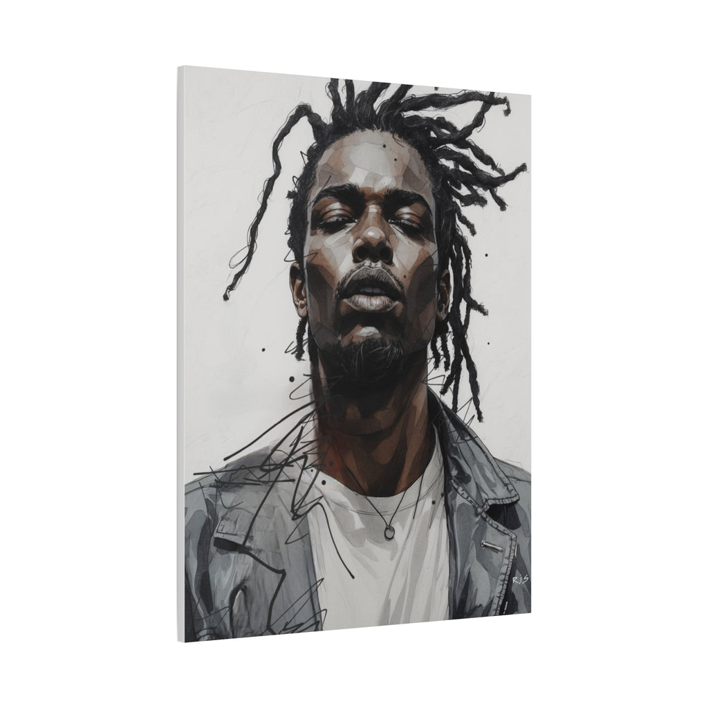 “Legacy in Motion” Canvas Art – Rich Ink Society Fine Urban Portrait
