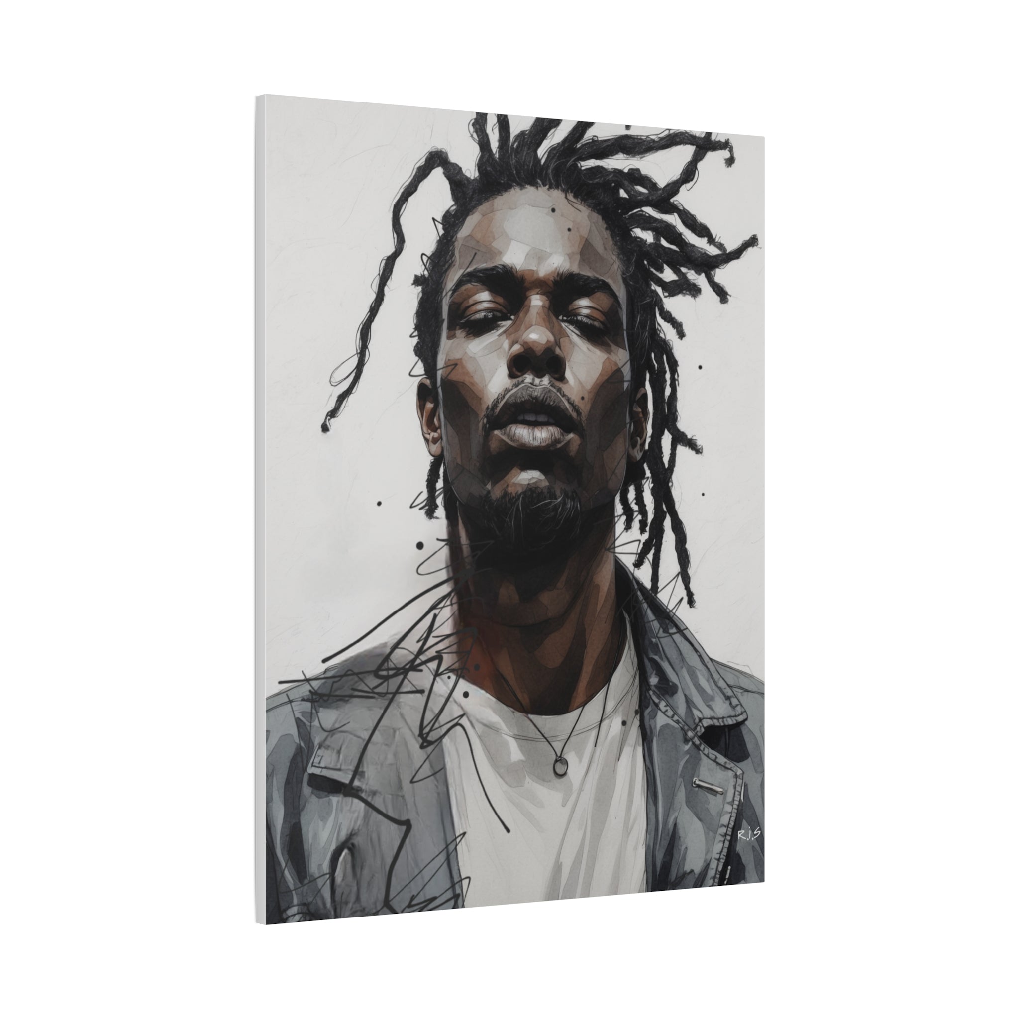“Legacy in Motion” Canvas Art – Rich Ink Society Fine Urban Portrait