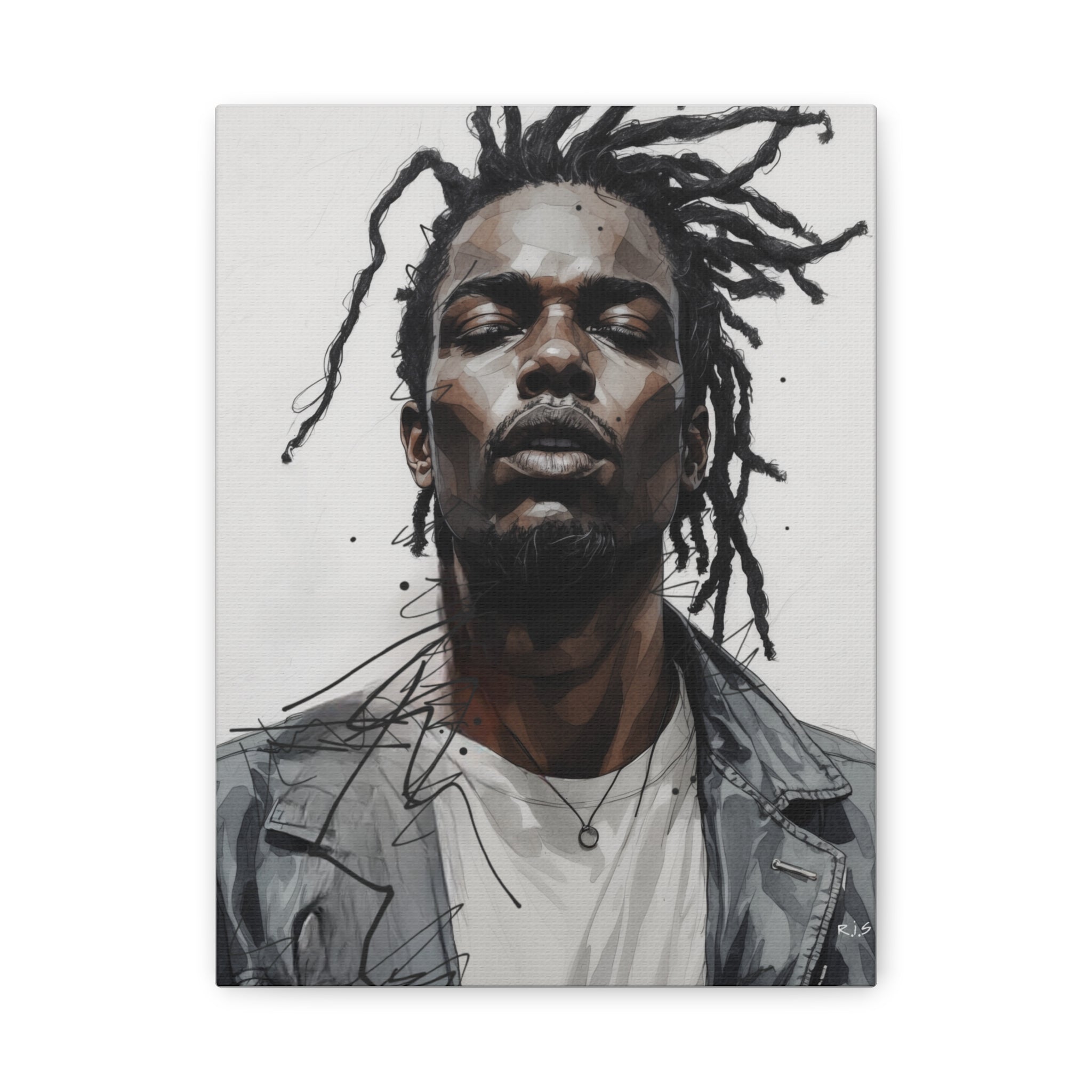 “Legacy in Motion” Canvas Art – Rich Ink Society Fine Urban Portrait