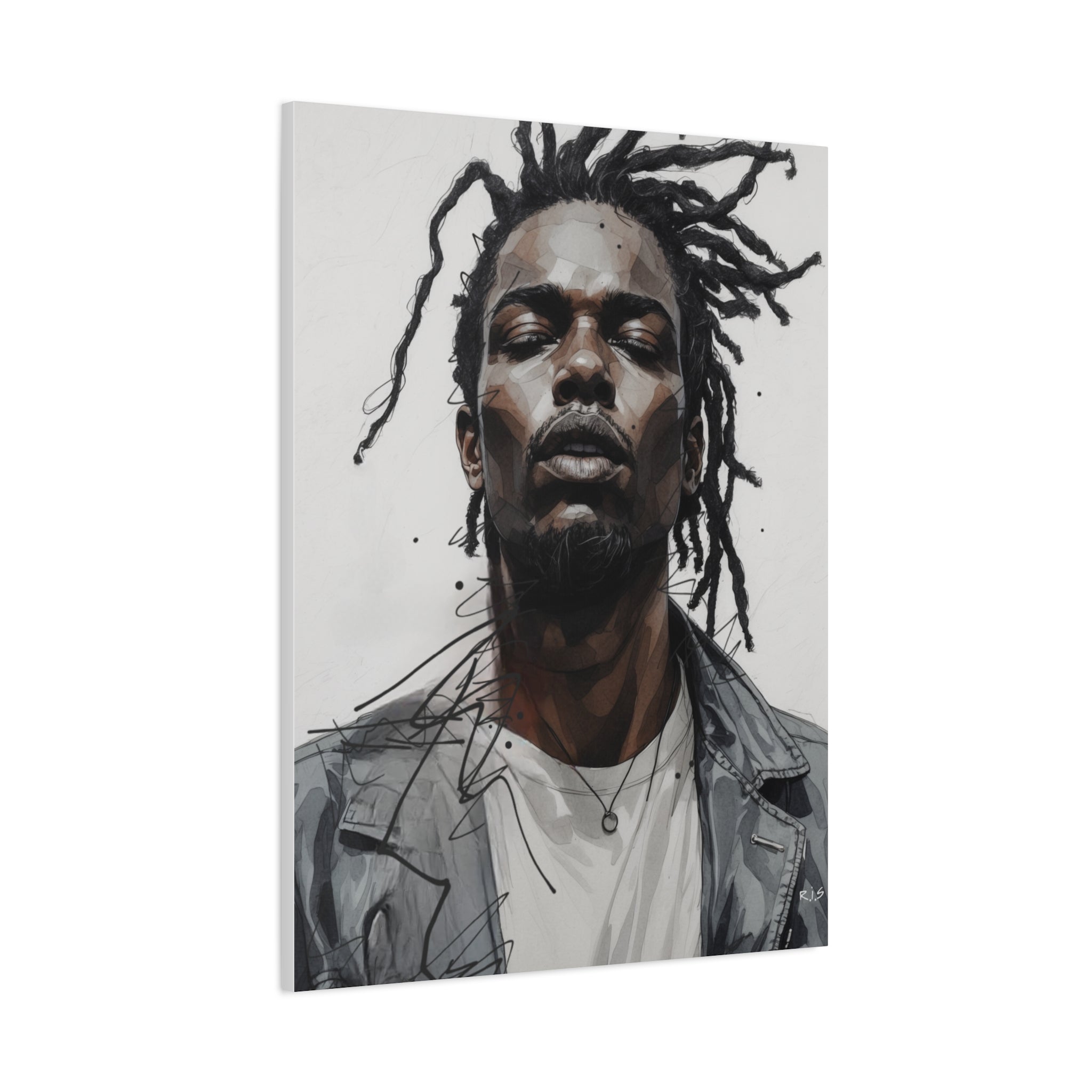 “Legacy in Motion” Canvas Art – Rich Ink Society Fine Urban Portrait