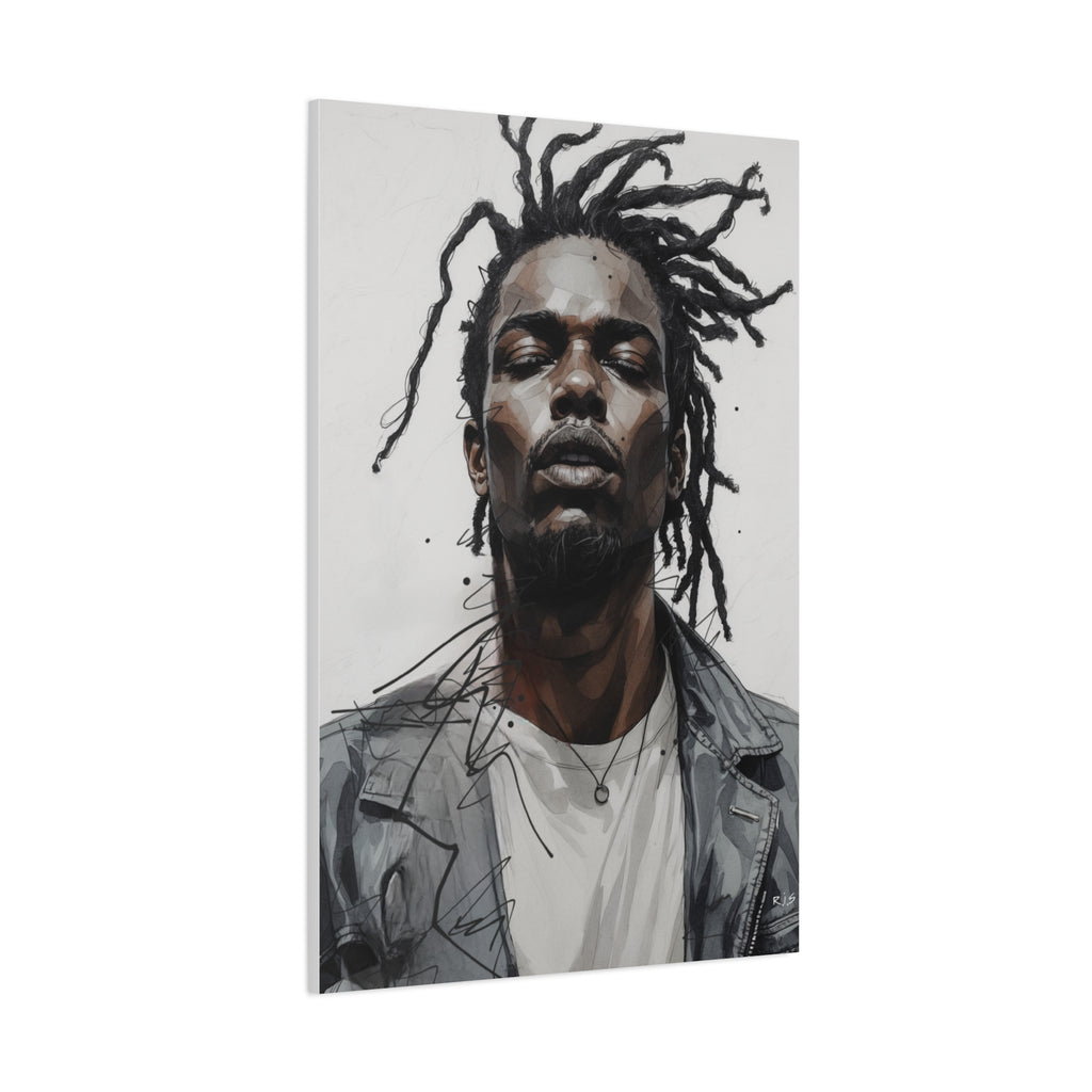 “Legacy in Motion” Canvas Art – Rich Ink Society Fine Urban Portrait