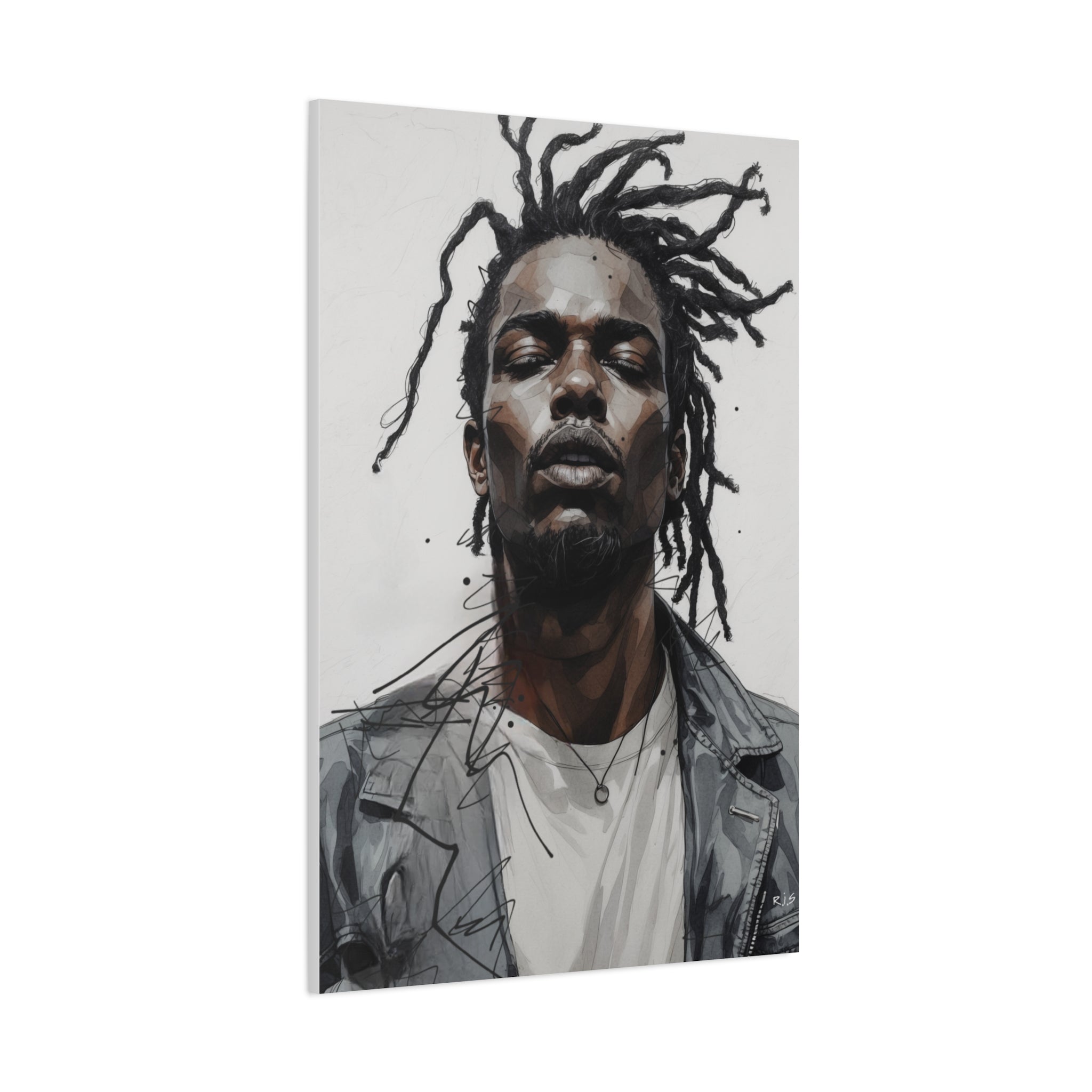 “Legacy in Motion” Canvas Art – Rich Ink Society Fine Urban Portrait