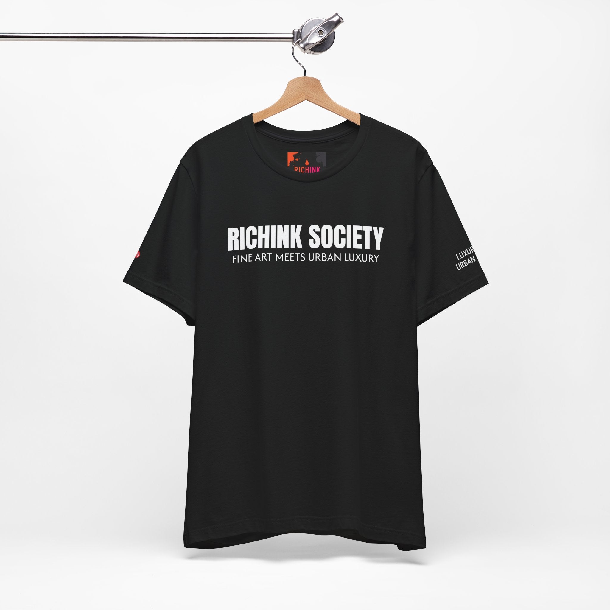 Black Luxury Streetwear Tee – Rich Ink Society