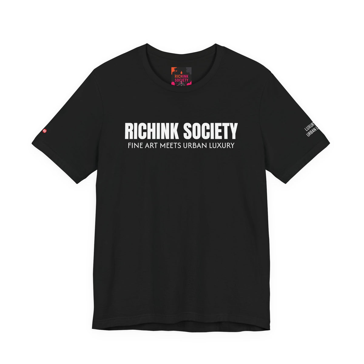 Black Luxury Streetwear Tee – Rich Ink Society