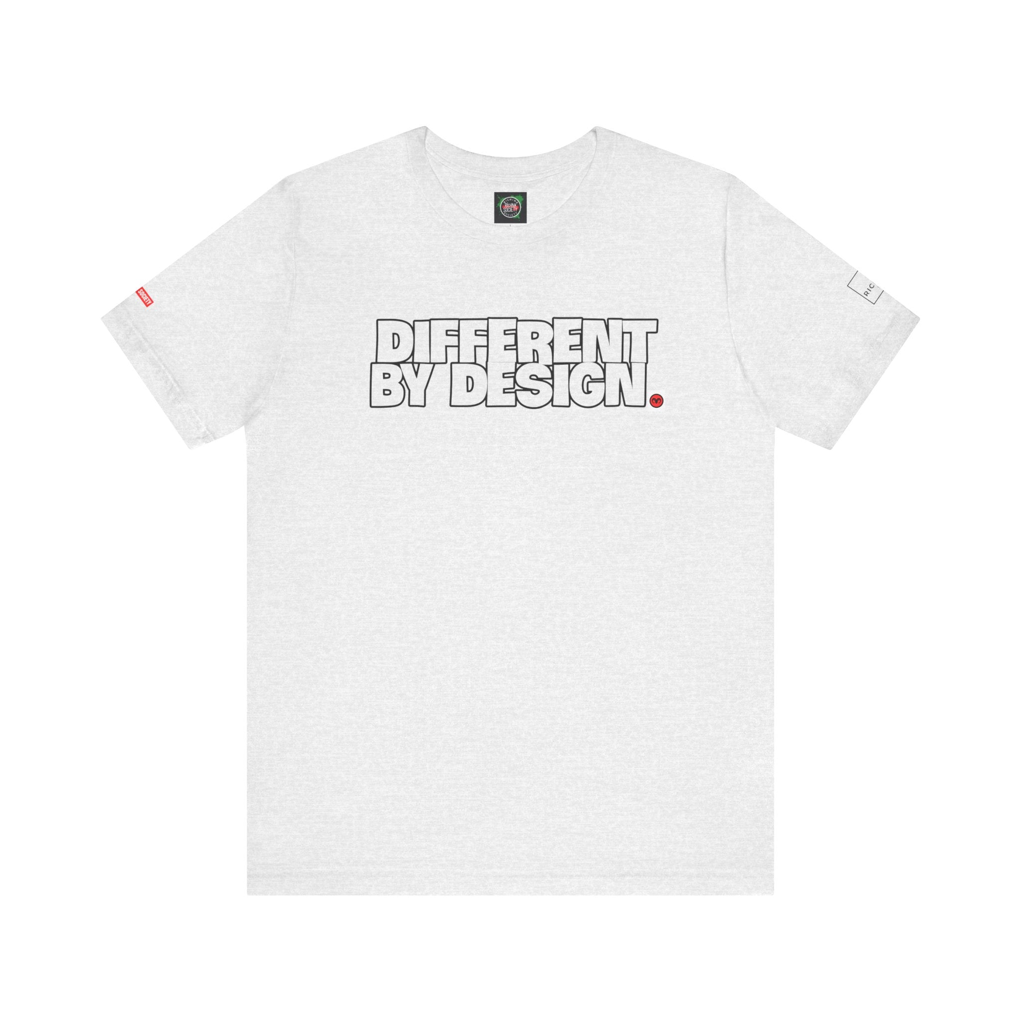 Rich Ink Society “Different By Design” Tee – Chase Dreams. Create Legacy.  Unisex Jersey Tee