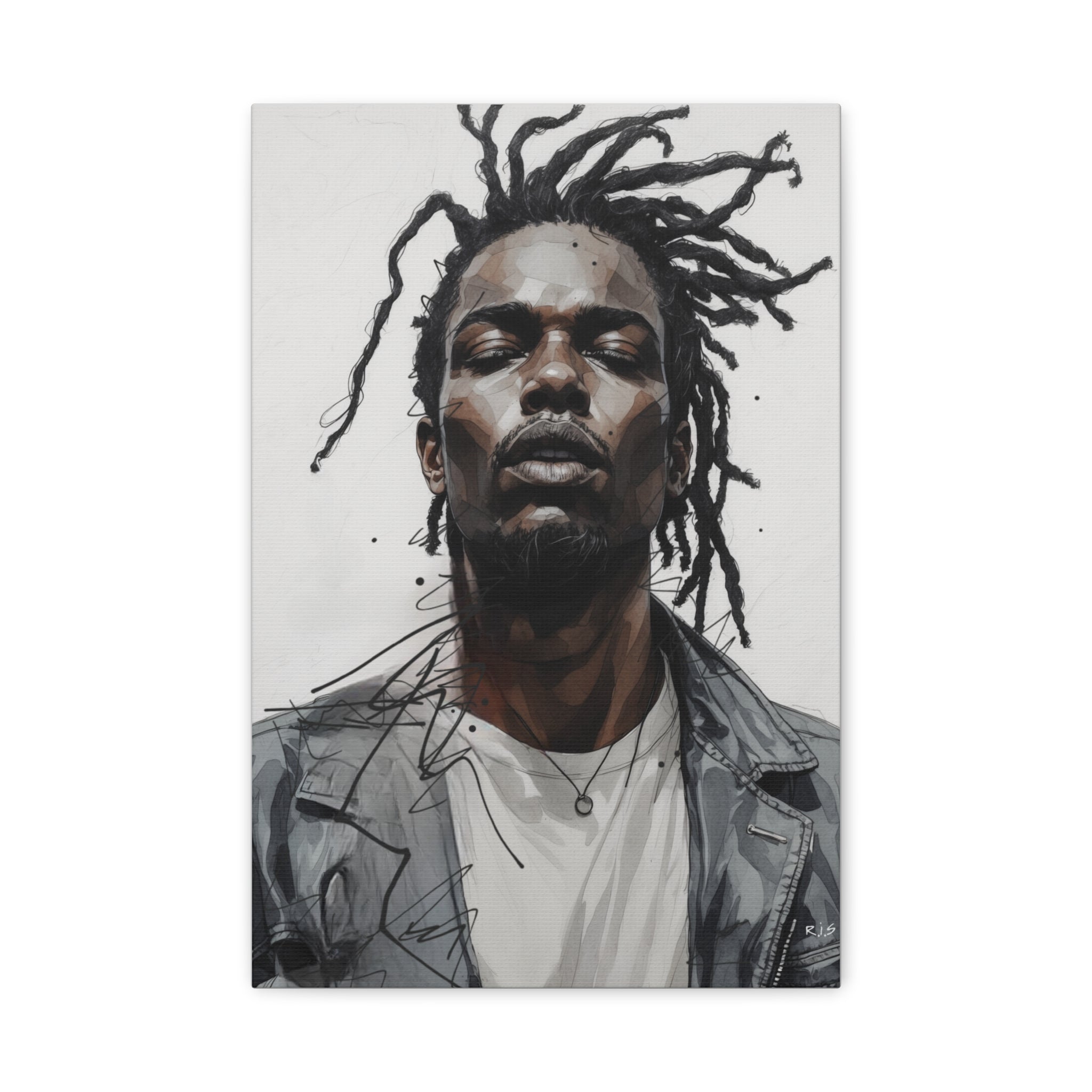 “Legacy in Motion” Canvas Art – Rich Ink Society Fine Urban Portrait