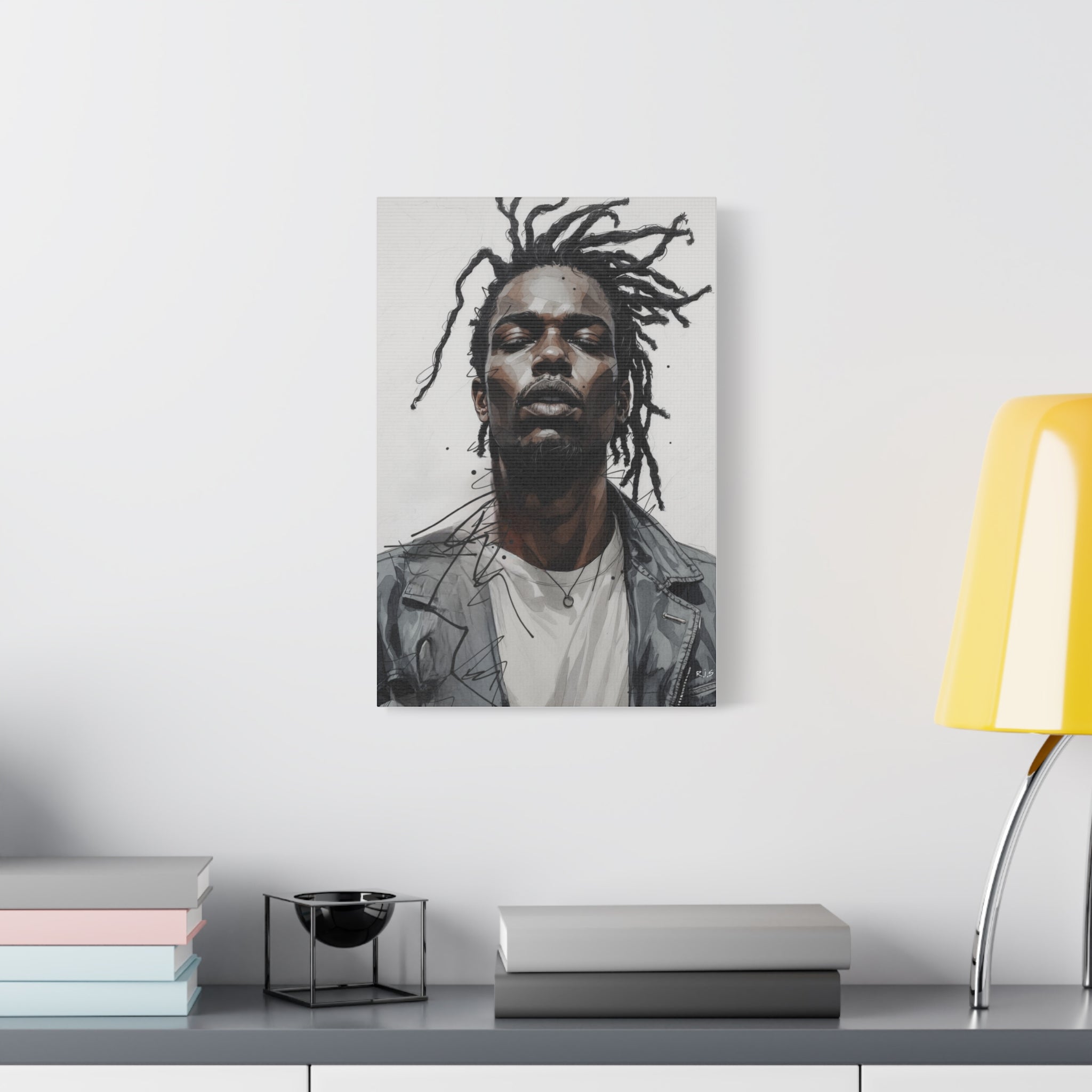 “Legacy in Motion” Canvas Art – Rich Ink Society Fine Urban Portrait