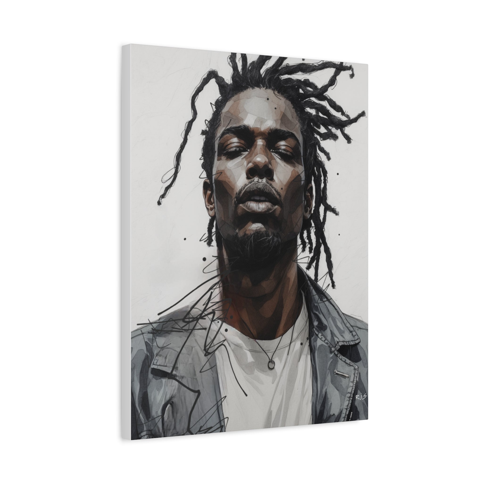 “Legacy in Motion” Canvas Art – Rich Ink Society Fine Urban Portrait
