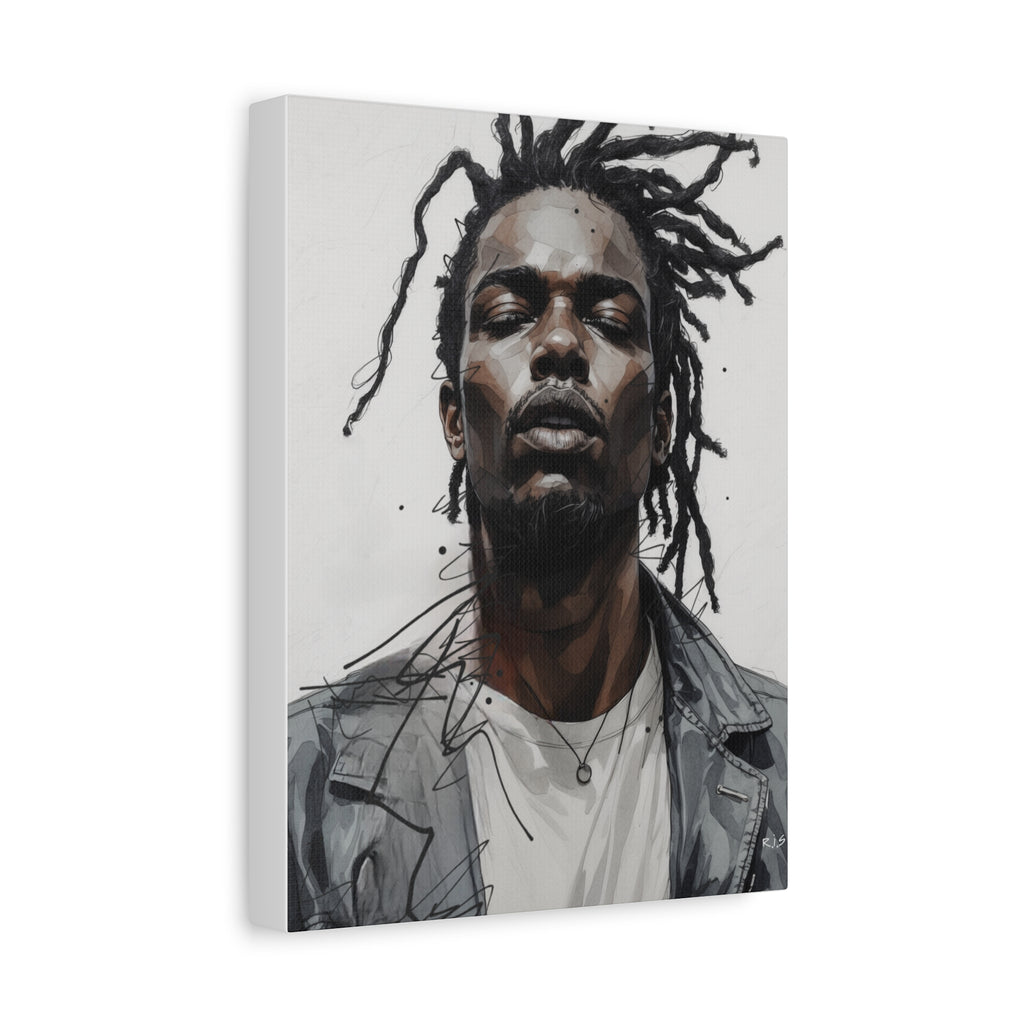 “Legacy in Motion” Canvas Art – Rich Ink Society Fine Urban Portrait